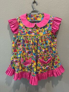 VTG Handcrafted Mini Dress/tunic Top Women’s Sz S-M GUC